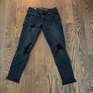 American eagle distressed jeggings